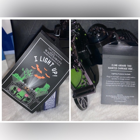 BATH AND BODY WORKS CREEPY CARRIAGE NIGHTLIGHT PROJECTOR WALLFLOWER PLUG - Picture 6 of 8